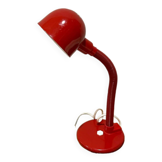 Lampe vintage Aluminor rouge