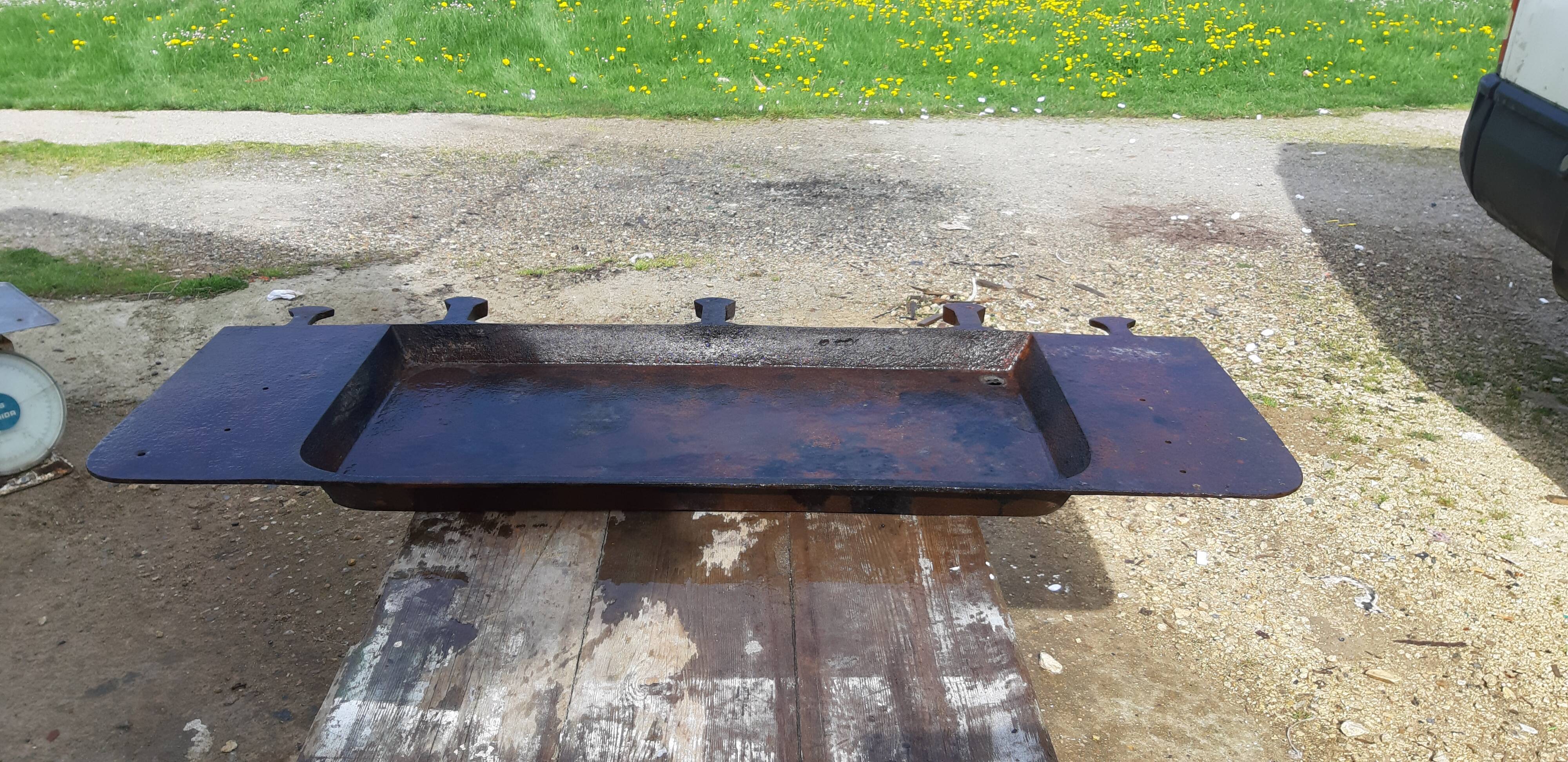 Industrial garage cast iron sink