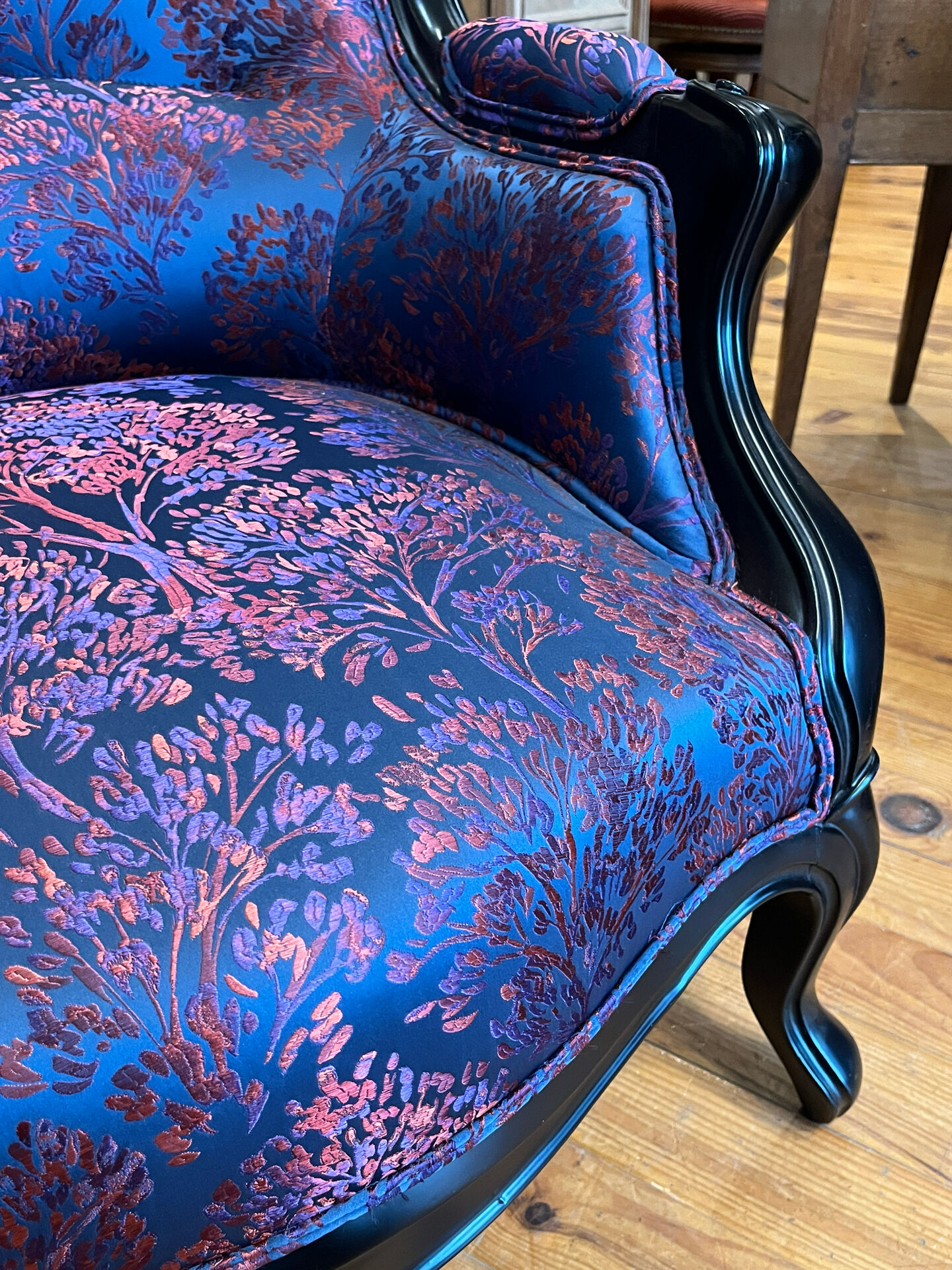 Fauteuil Bergère crapaud Louis Philippe