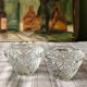 Glass candlesticks