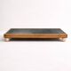 Table minimaliste bois et granit