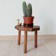 Tabouret tripode vintage de vacher