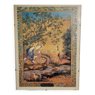 Suchard advertising poster, on Painting by Mir Kalan Khan