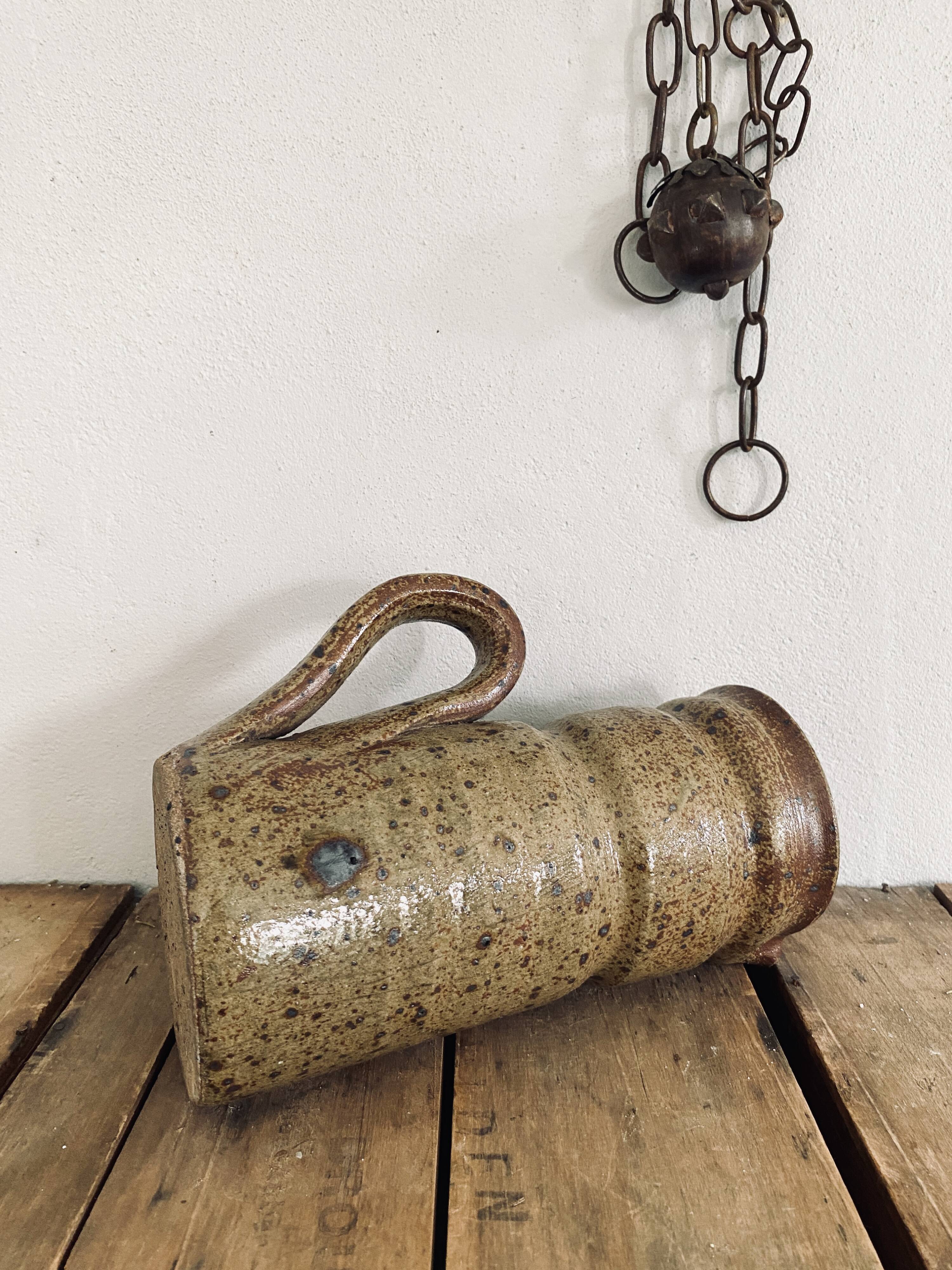 La Borne pyrite sandstone vase