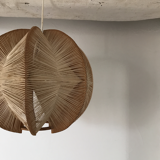 Scandinavian vintage suspension wood and yarn