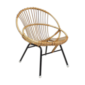 Fauteuil en rotin de Rohe Noordewolde