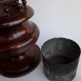 Late 19th century solid walnut planter