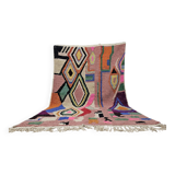 Moroccan rug in natural wool 3 x 2 m