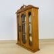 Etagère vitrine miniature bois et verre, vintage