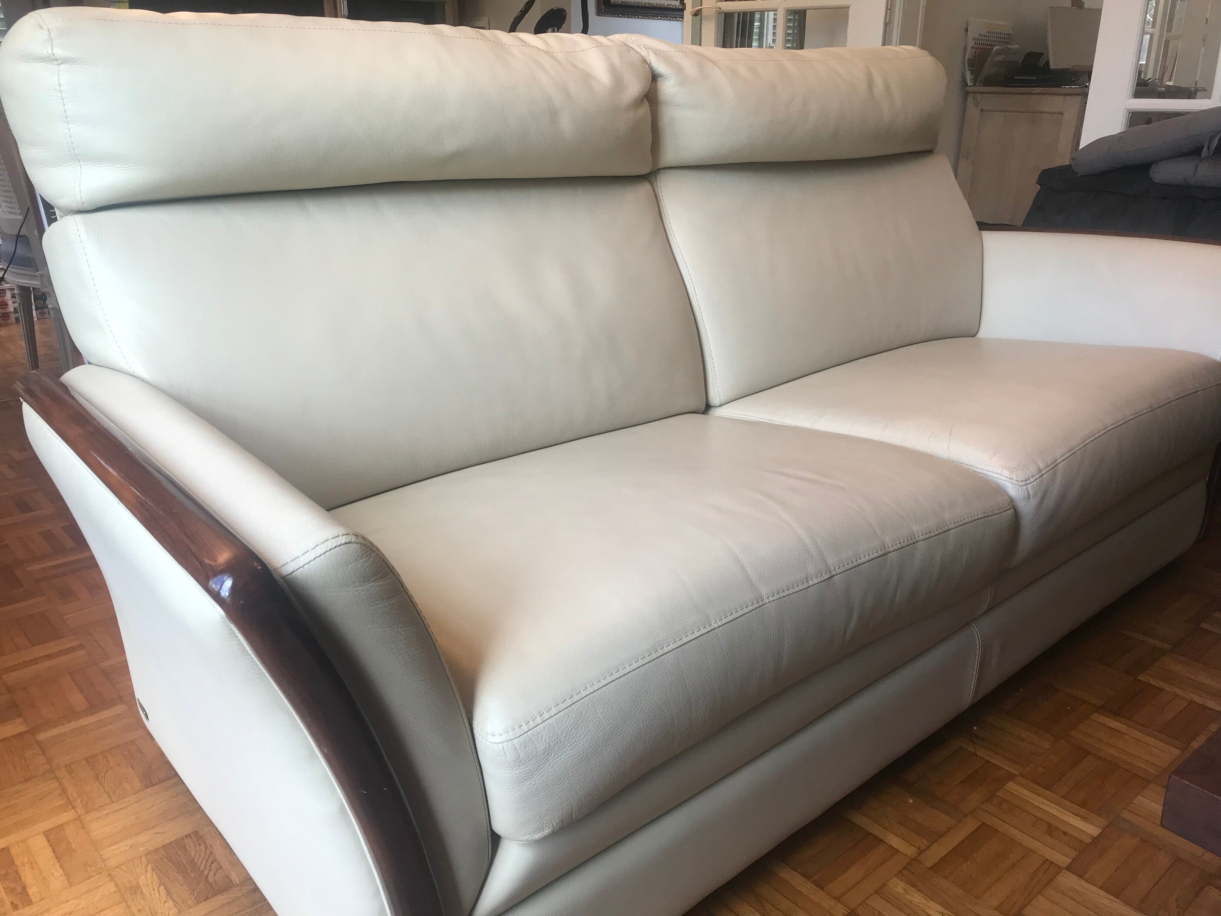 100% leather sofa Burov French-made