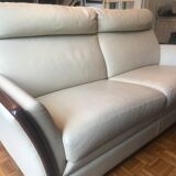 100% leather sofa Burov French-made