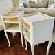 Paire de Tables de Chevet Style Louis XV Shabby Chic