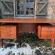 Danish teak desk Gunni Omann no. 75 from the 1960s.