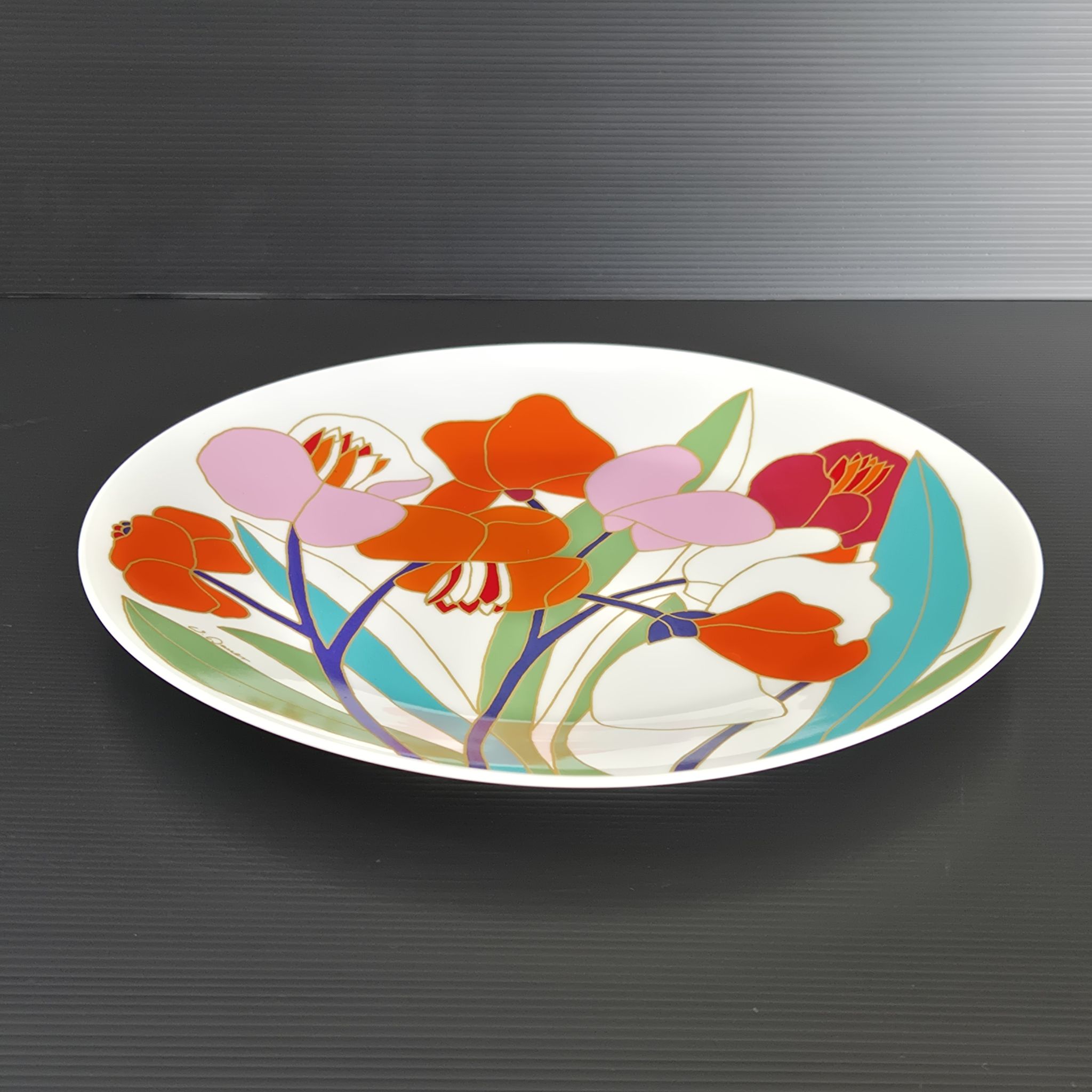 Plat ou grande assiette décorative Rosenthal Studio-Linie 1970