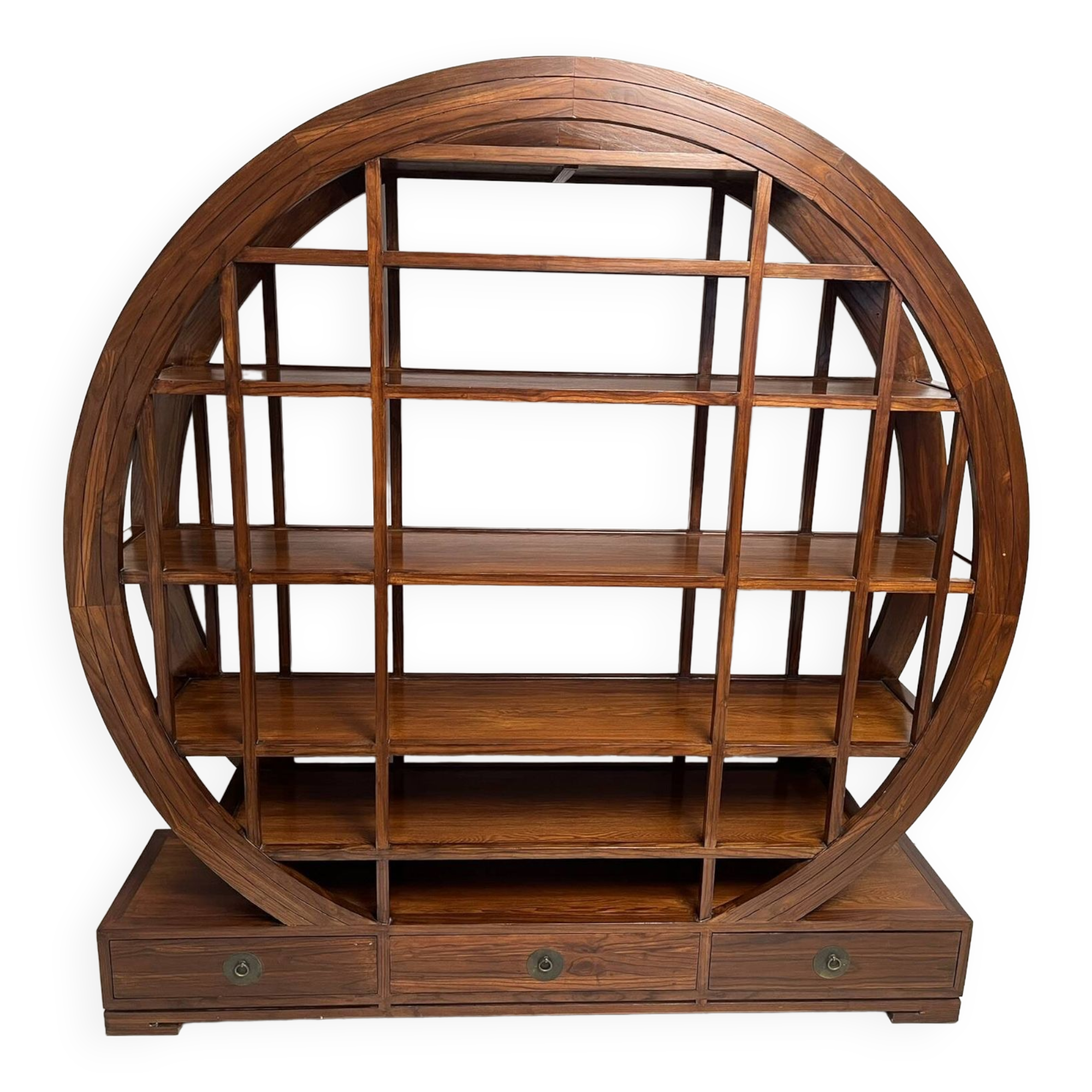 Bibliothèque en teck Asiatique vintage