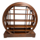 Vintage Asian teak bookcase