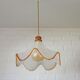 Hand Blown Murano Glass Pendant Light – Amber Rim, 1970s Italy Design