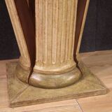 Particular side table with onyx top from the 70s