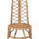 Set of Three Vintage Bamboo Garden Chairs, Italy