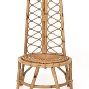 Set of Three Vintage Bamboo Garden Chairs, Italy