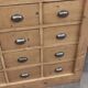 Seed trader's furniture with 20 fir drawers