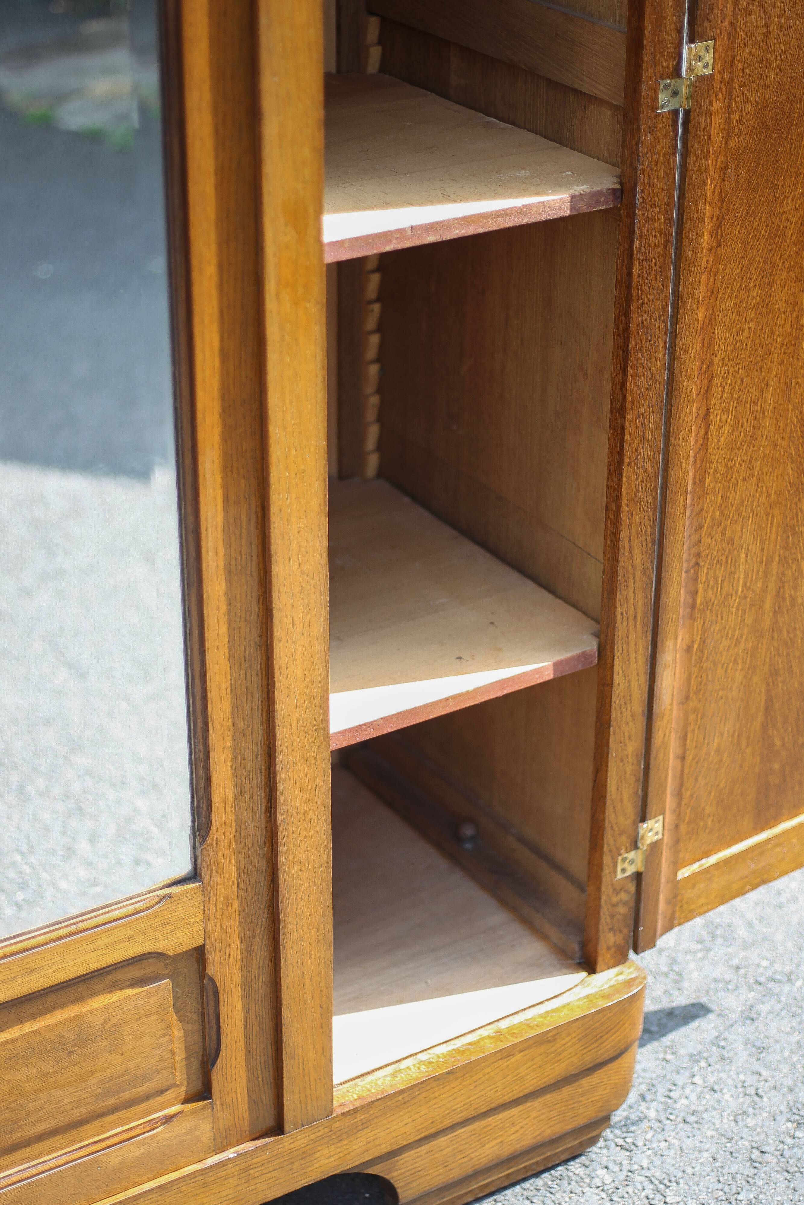Art deco cabinet, wooden cabinet, vintage storage unit
