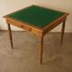 Table à jeux en noyer 1900