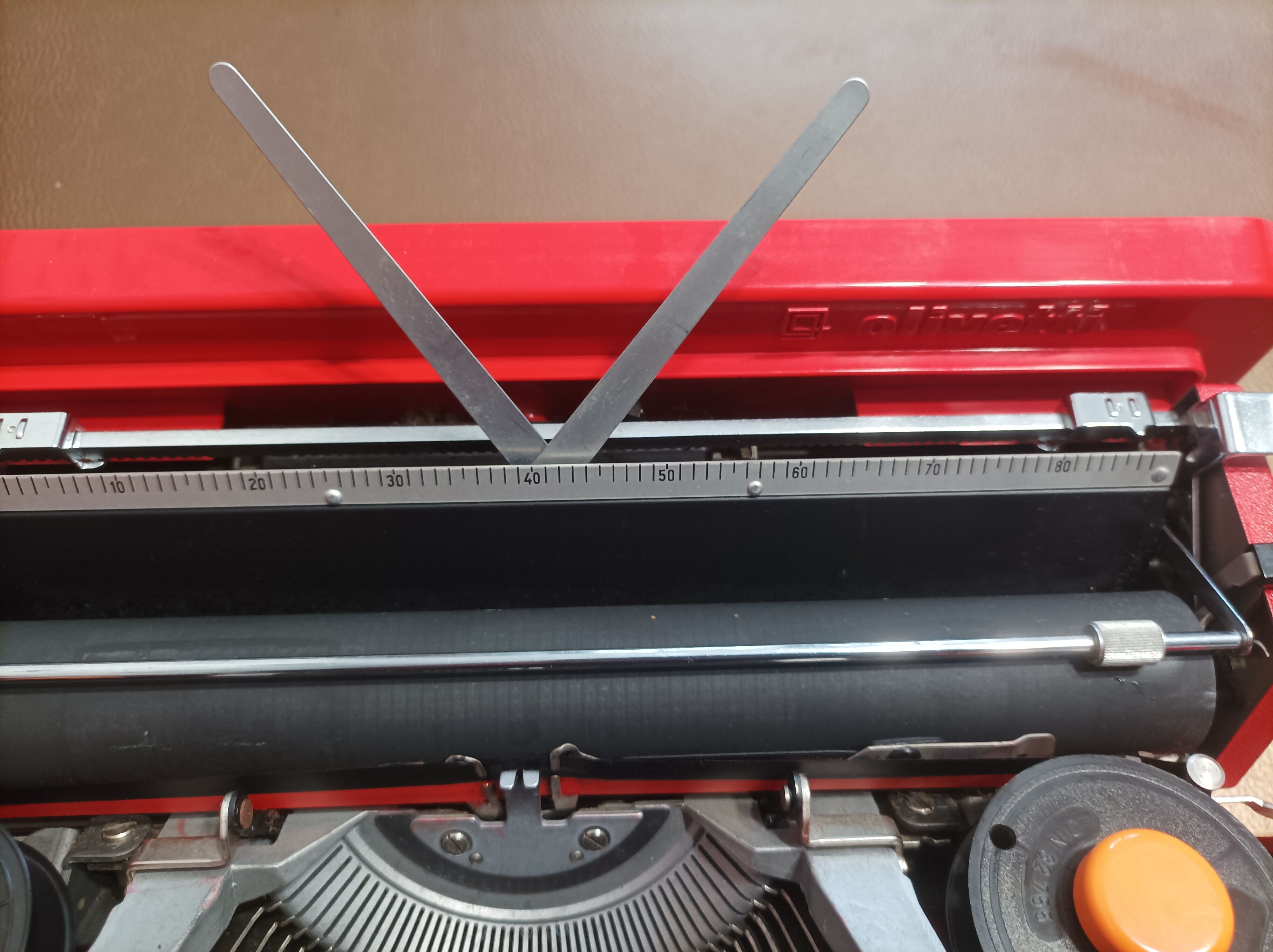 Valentine model typewriter by Ettore Sottsass for Olivetti