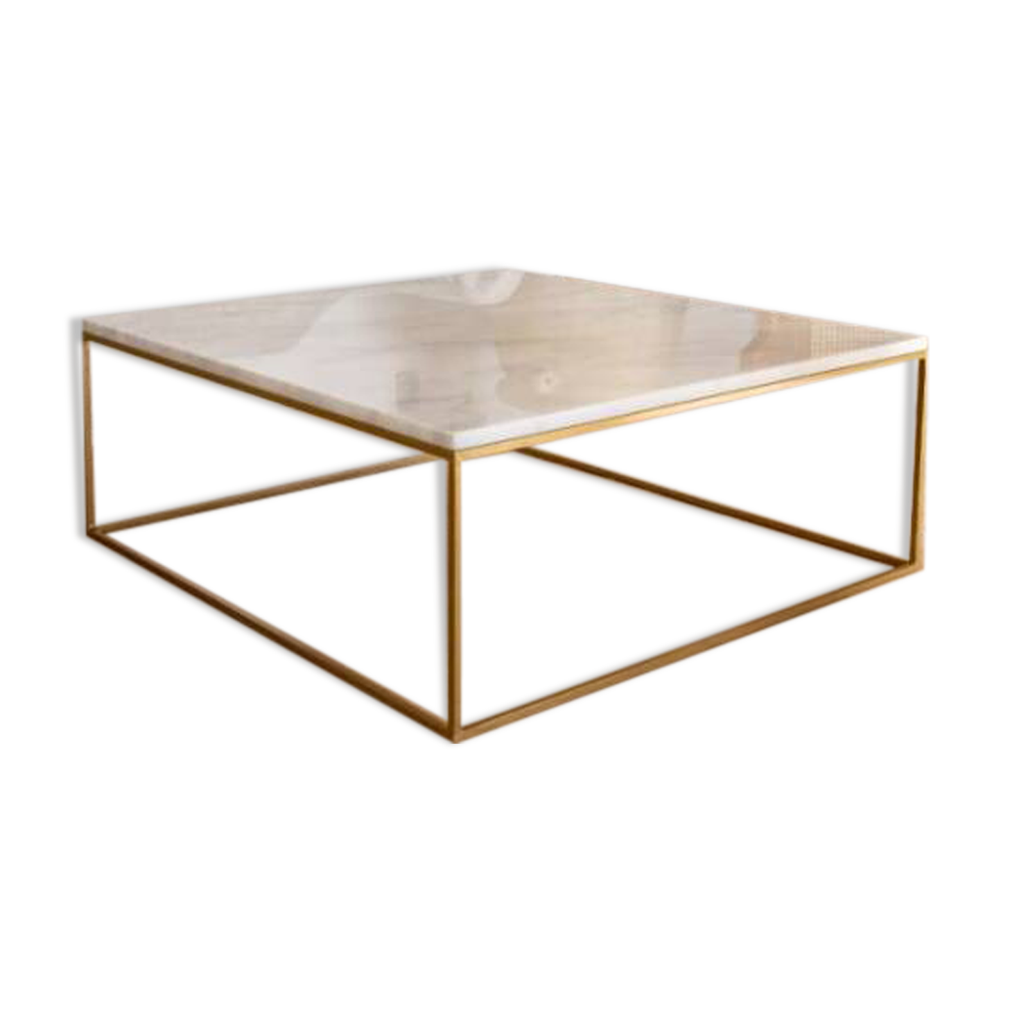 Ibiza marble square coffee table 70x70