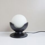 Lampe de table sculpturale par Pan Keramik avec boule de verre - années 1970