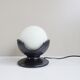 Sculptural table lamp by pan keramik with glass ball - 1970s