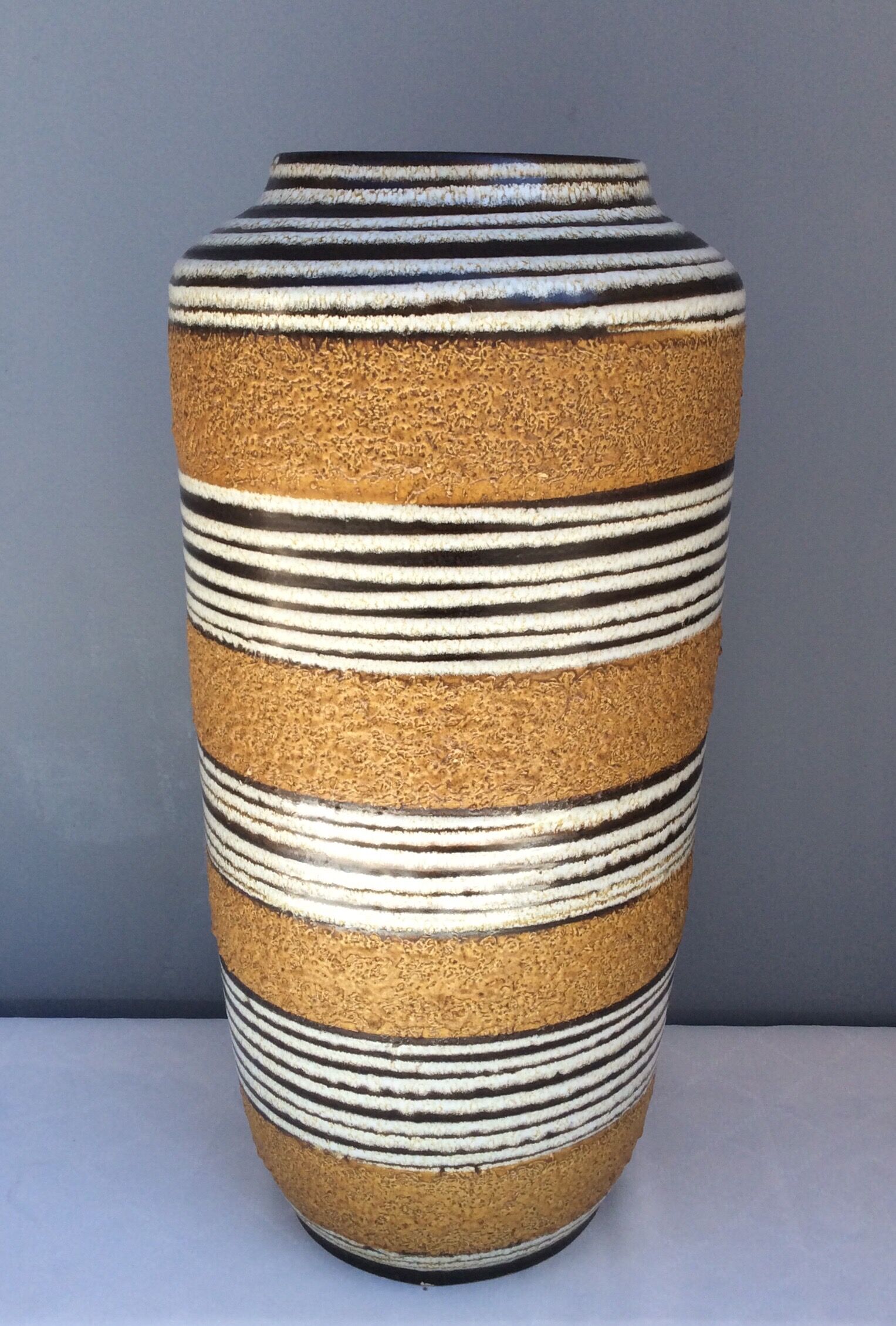 Xxl West Germany ceramic vase, 1960s