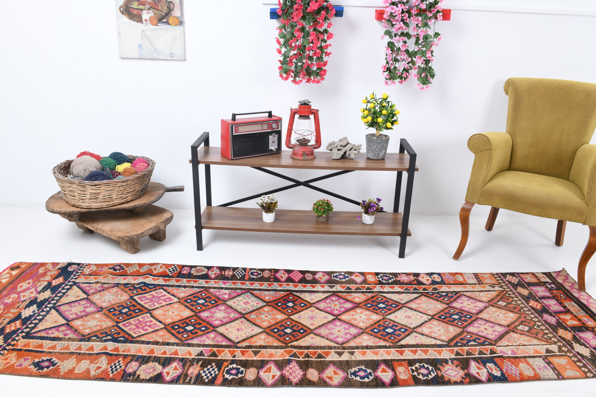 3x10 vintage carpet runner rugs  294x83cm