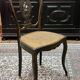 Napoleon III chair in blackened wood