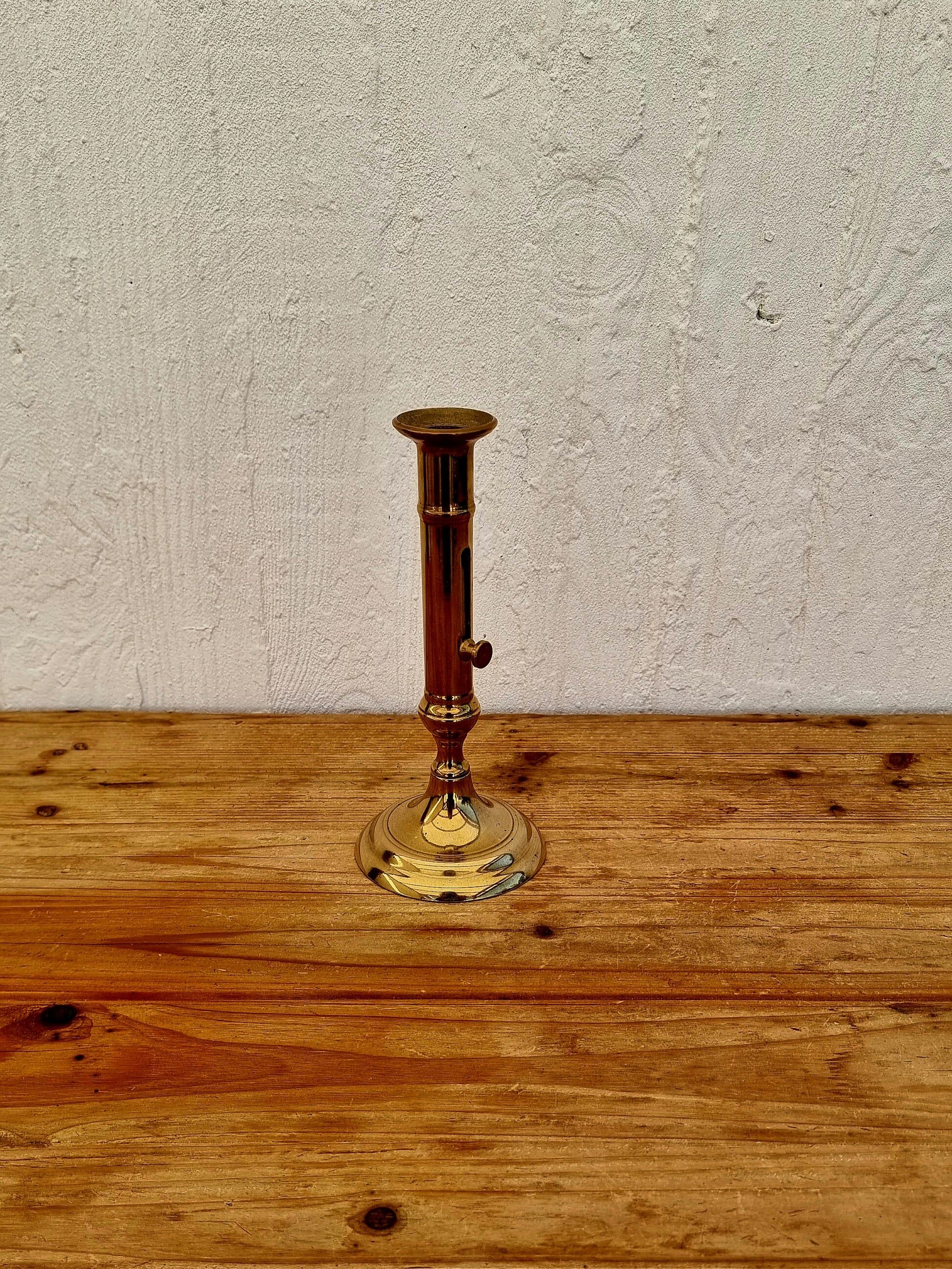 Bougeoir en laiton vintage