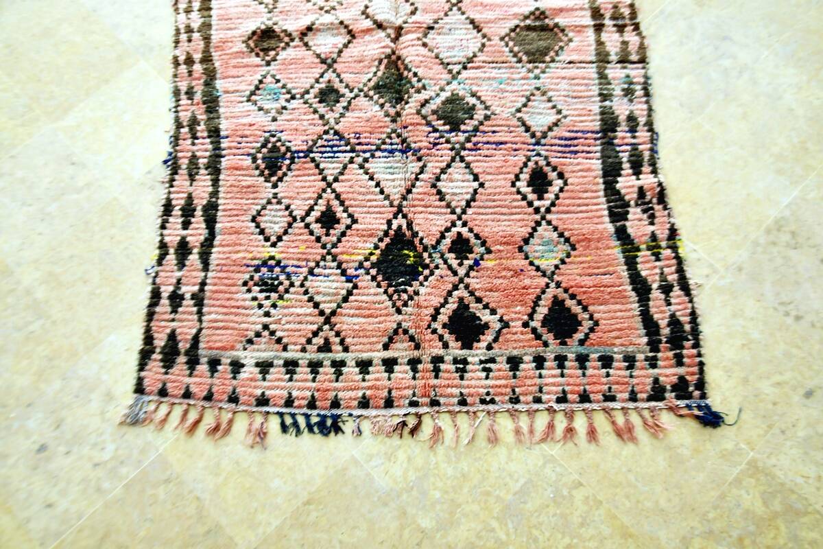Tapis Boujaad vintage 260 x 135 cm