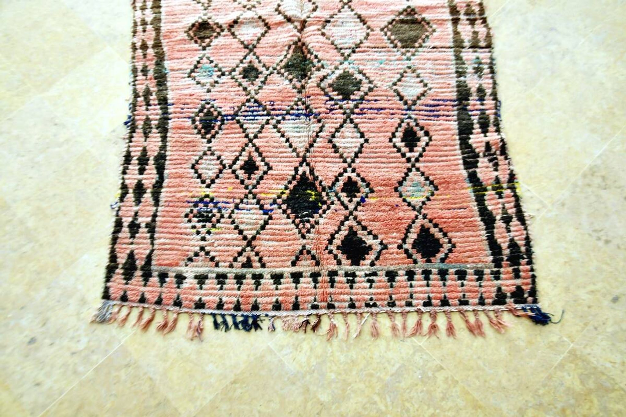 Tapis Boujaad vintage 260 x 135 cm