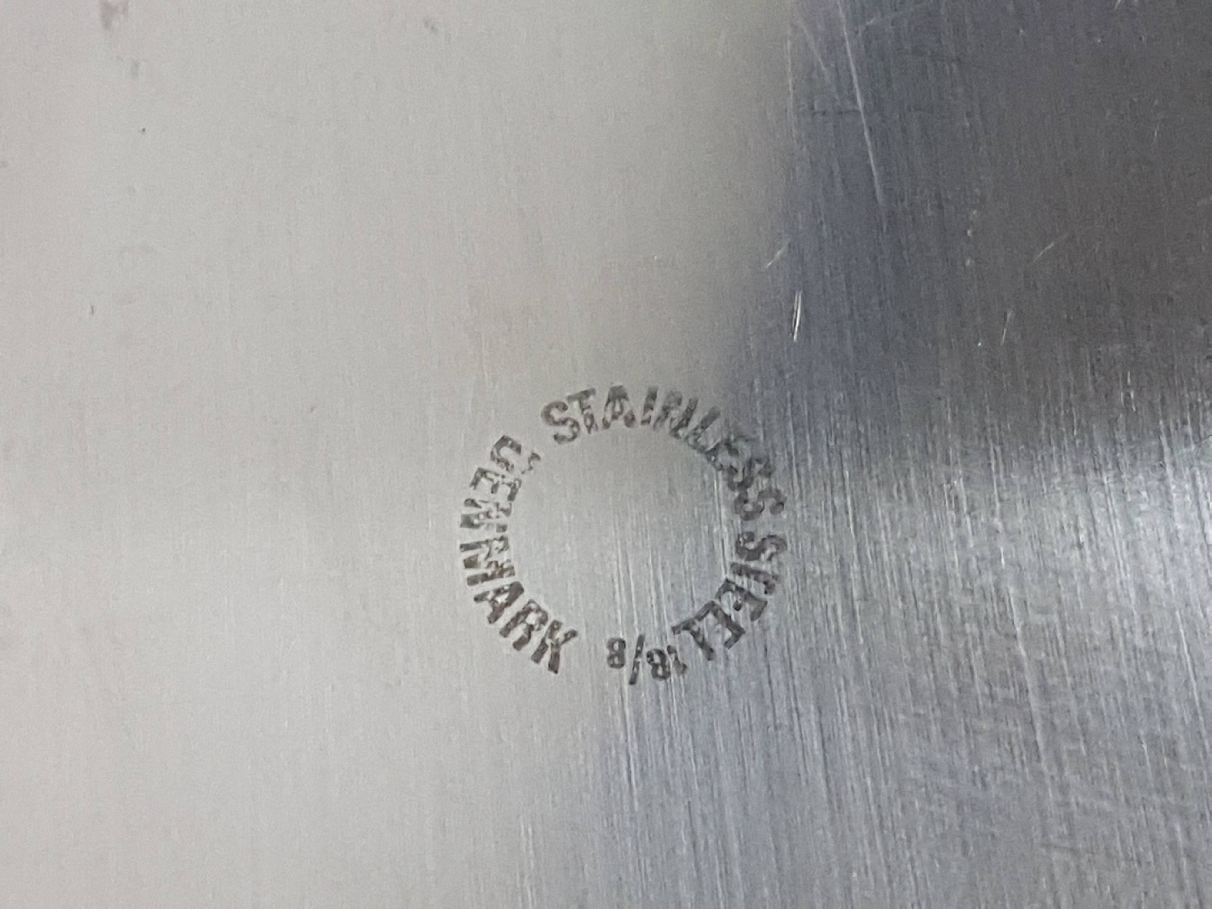 Vintage set of three trays, Denmark, 1960s.