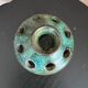 Vintage green/blue flower spike vase