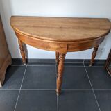 1/2 moon table, Louis XVI style