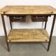 Vintage Industrial Worktable, 1960s