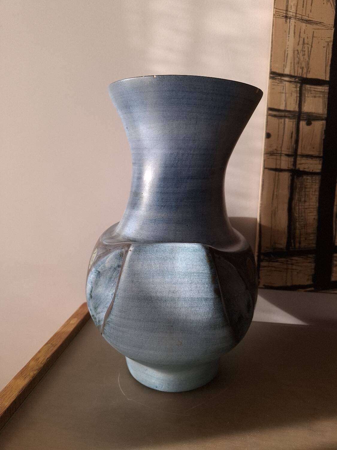 Ceramic vase by Jean de Lespinasse