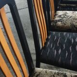 5 chairs design period 70/80
