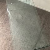 80s Glass Coffee Table
