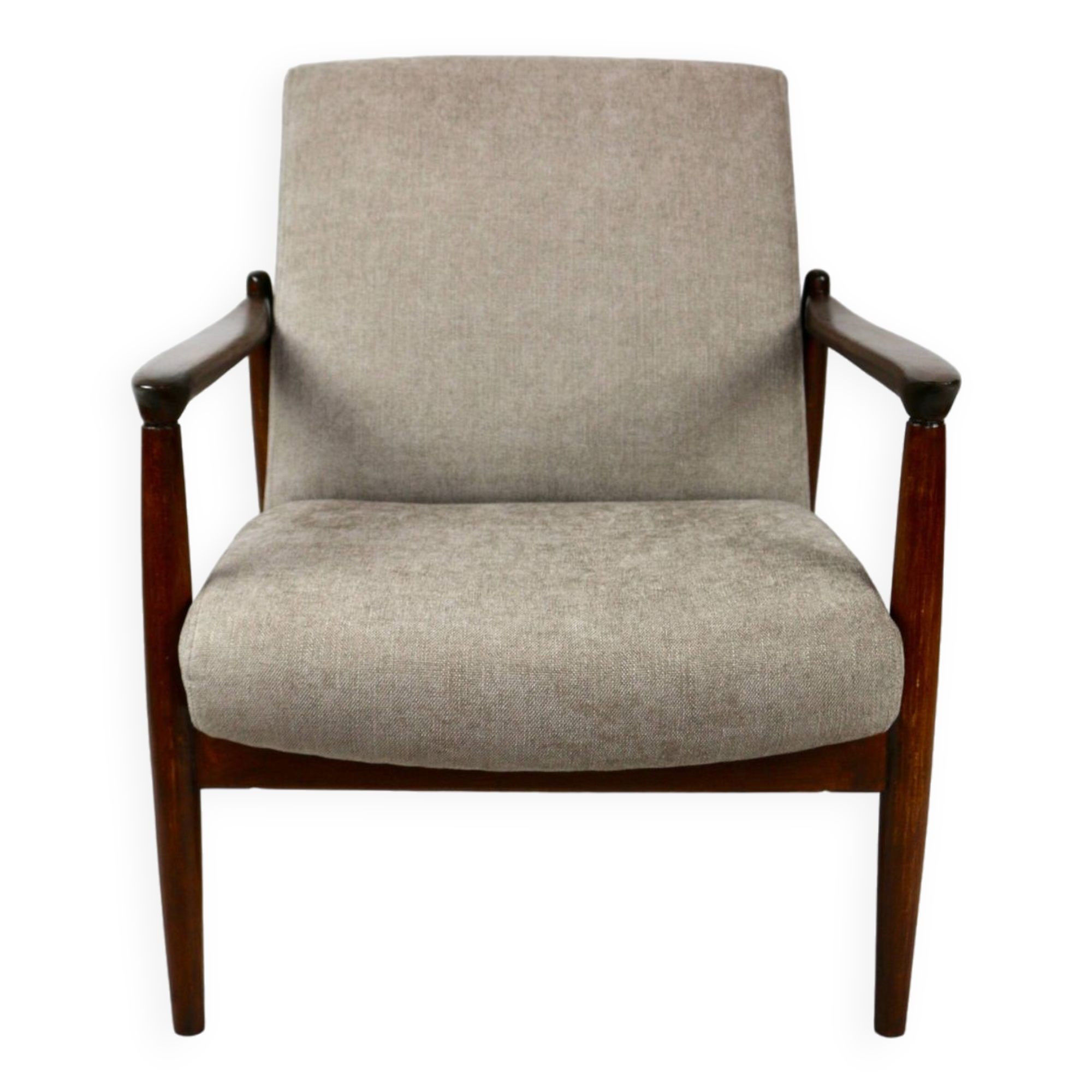 Beige GFM-64 Armchair attributed to Edmund Homa, 1970s