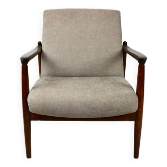 Fauteuil beige GFM-64 attribué à Edmund Homa, 1970