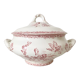 Old soup tureen sarreguemines (fontances) terre de fer