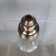 Sugar-washer - The perfect - glass and silver metal 1950