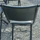 Set of 6 folding chairs, 70s design, 3 leather, 3 moleskin