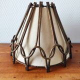 Vintage rattan lampshade